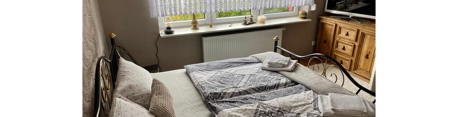 Schlafzimmer 1 Ferienwohnung Dippmannsdorf Bad Belzig